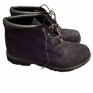 Timberland Women's Nellie Waterproof Chukka Boot Black Size 10